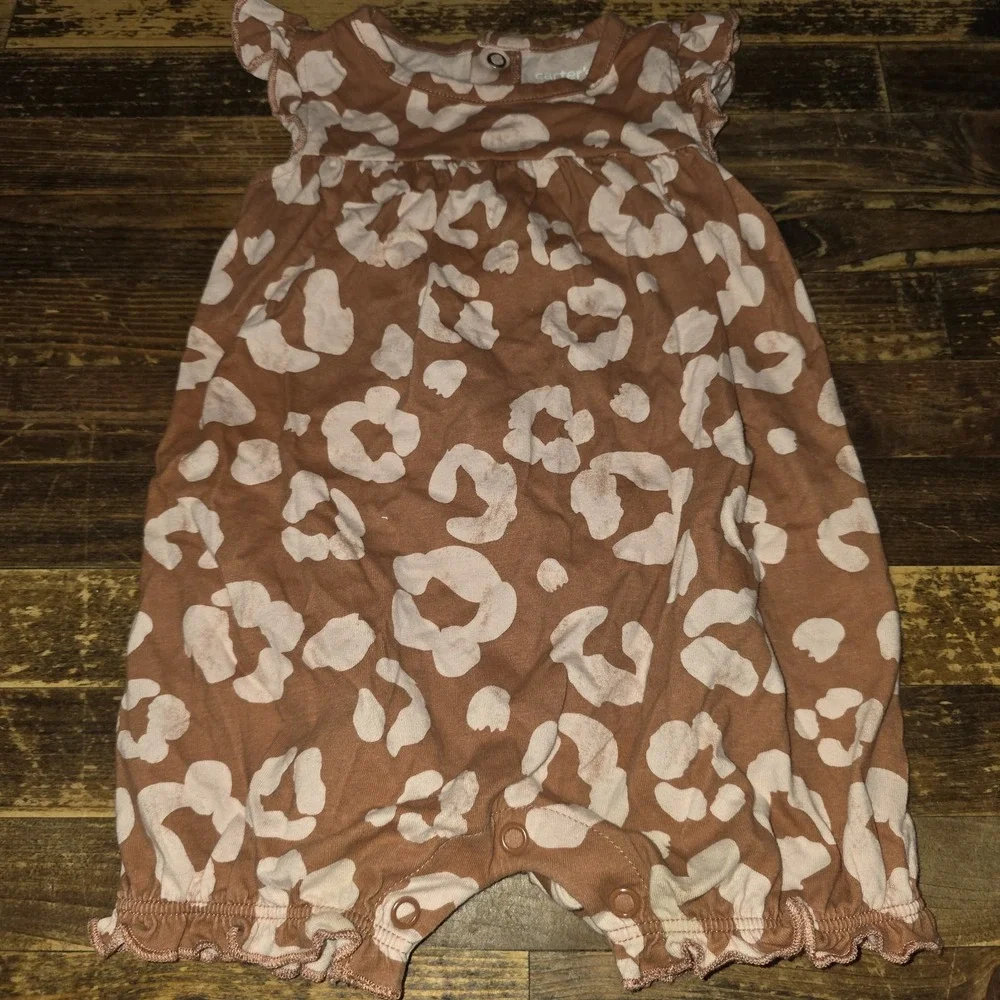 Baby Girl Size 6-9 Mo Lot Of 6 Rompers Jumpers Bubbles Soft Comfy Bundle